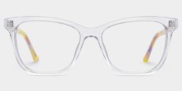 Faith Transparent Rectangulaire lunettes2