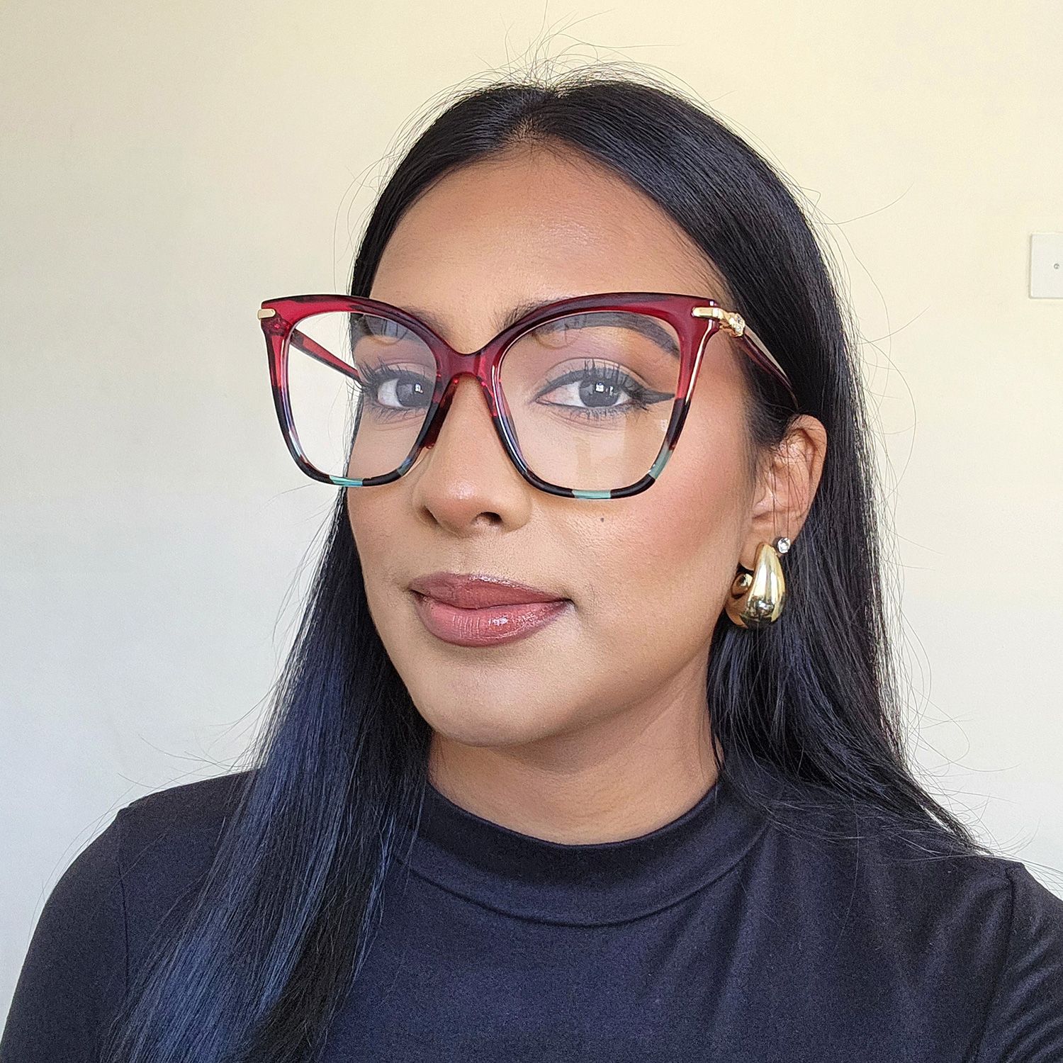 Lamar Lunettes Papillon Rouges6