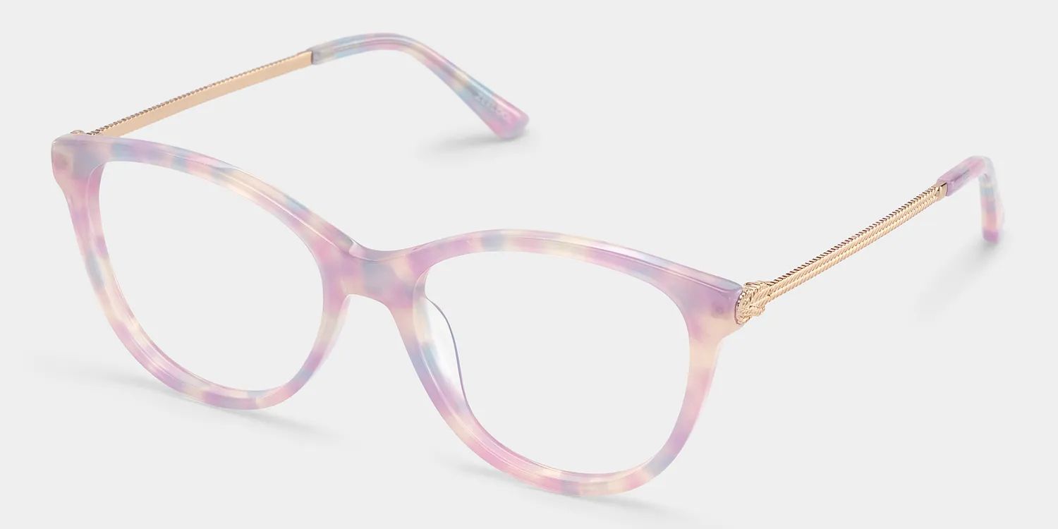Lunettes rondes violettes Eli | Zeelool2