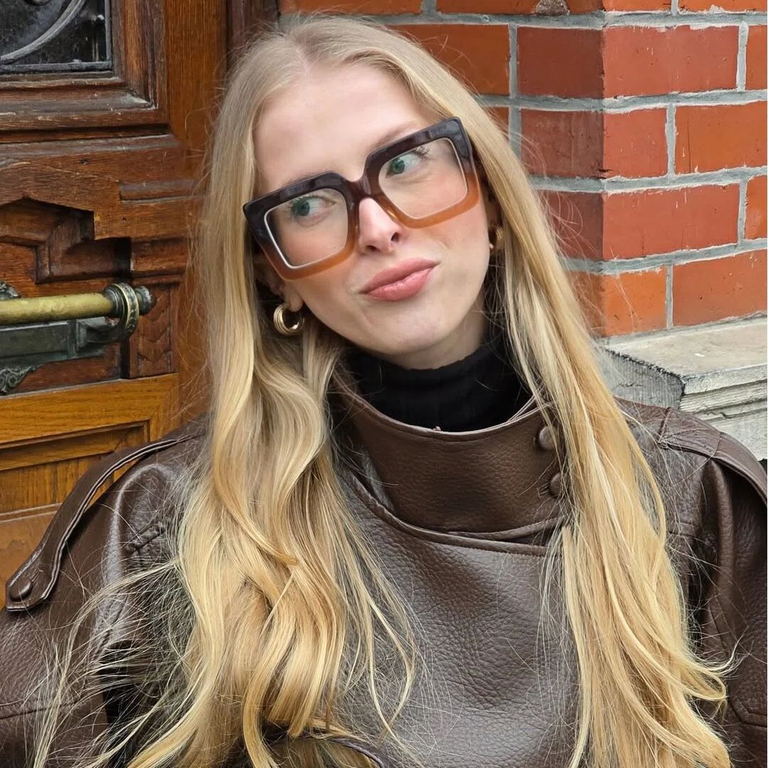Brandon Marron Carré Lunettes6