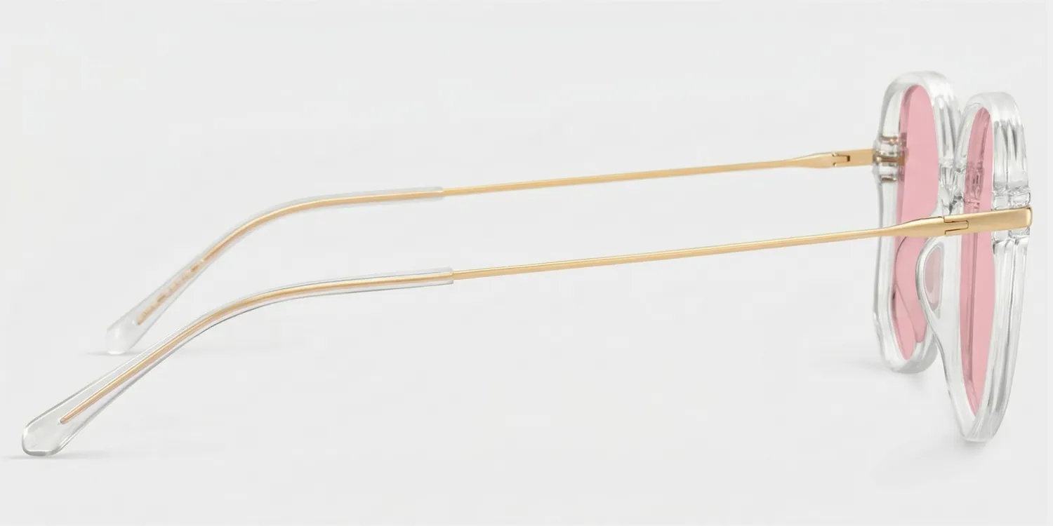 Payton Tr90 Geometric Cristal Lunettes de soleil à Monture | ZEELOOL FR3
