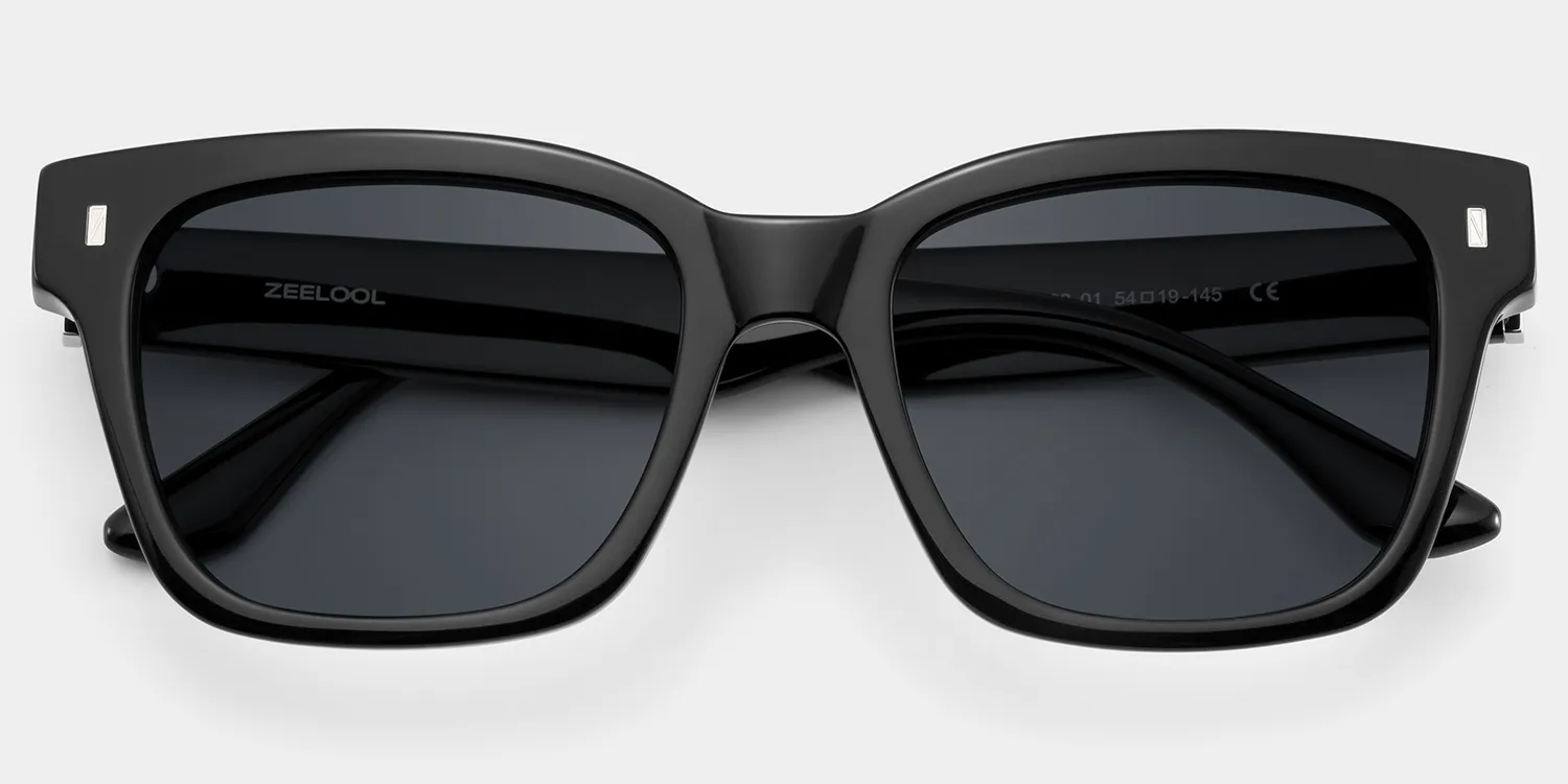 Lunettes de soleil de style Square Noir Pride | ZEELOOL Découvrir ZEELOOL1