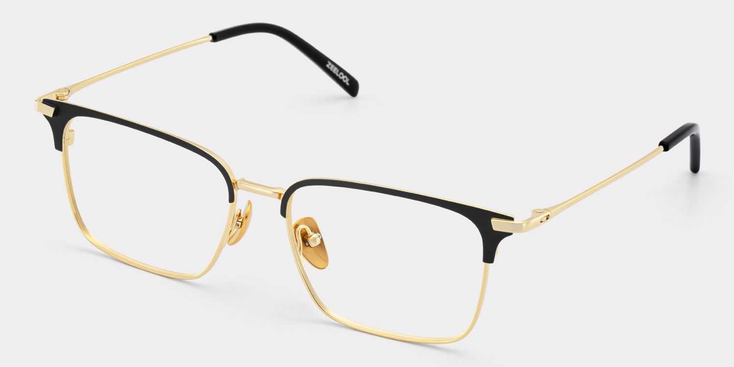 Maxwell Browline Noir Lunettes3
