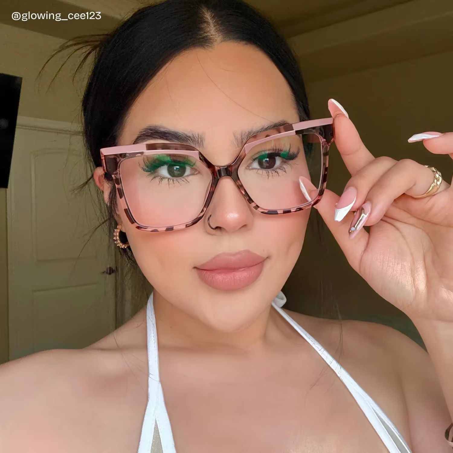 Eboney Carrées  Écaille TR90 Lunettes6