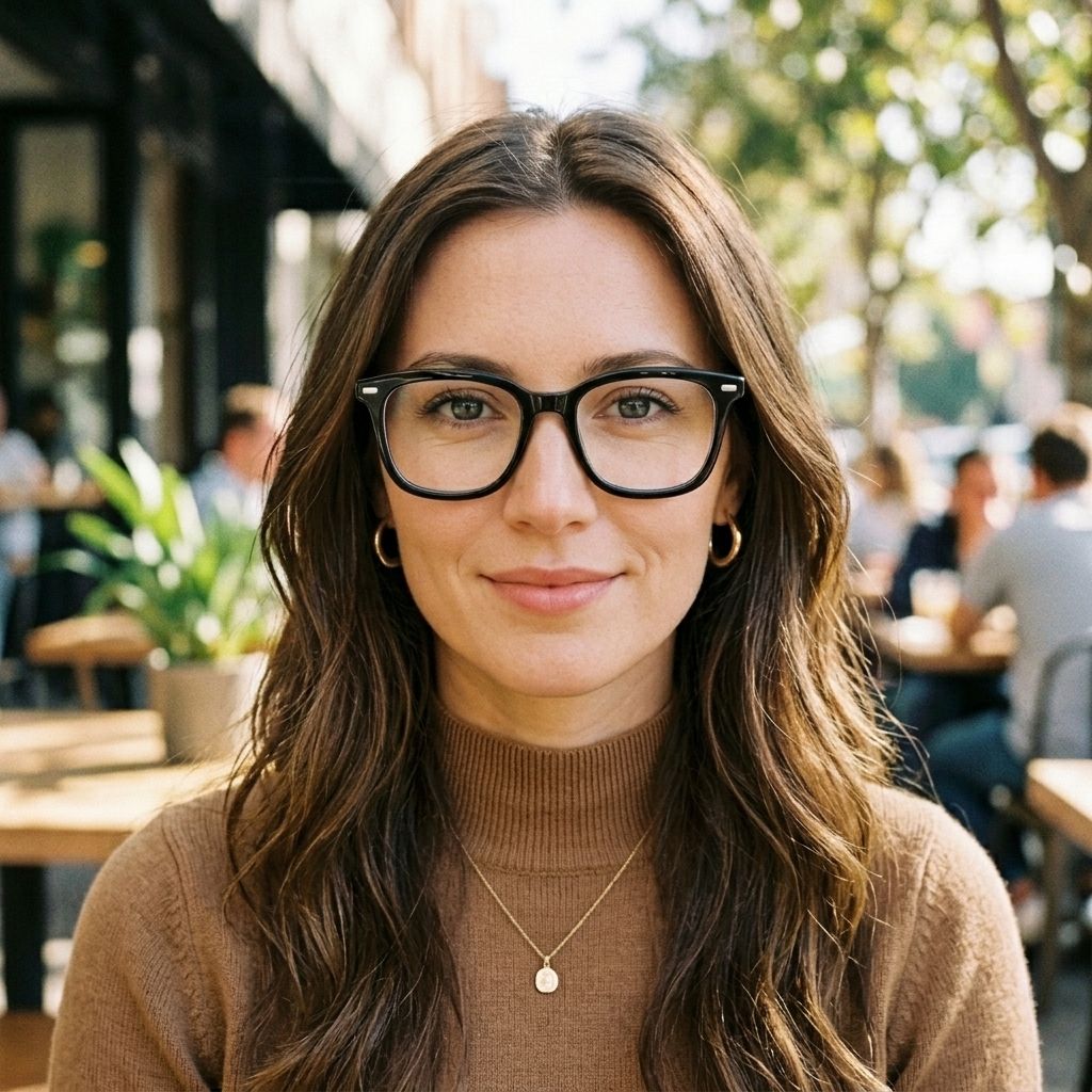 Lana Lunettes à Monture Carrée en Acétate Noir pour Femmes | ZEELOOL5