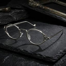 Serena Argent Ovale lunettes0
