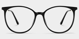 Chanty noir Ronde lunettes1