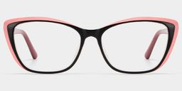 Fidelia Noir Rose Cat-eye lunettes0