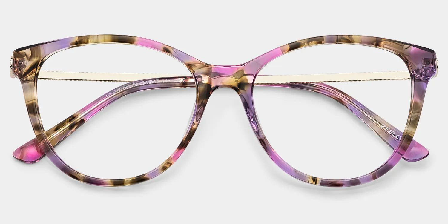 Lunettes rondes florales Eli | Zeelool1