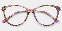 Eli floral Ronde lunettes1
