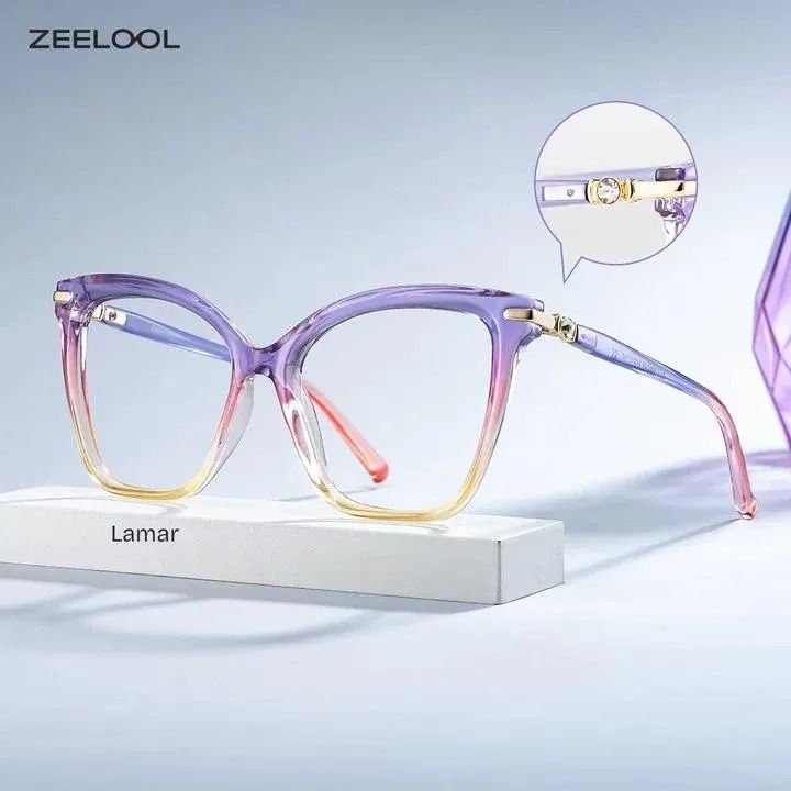 Lunettes Lamar à monture multicolore avec monture papillon en ligne | ZEELOOL0