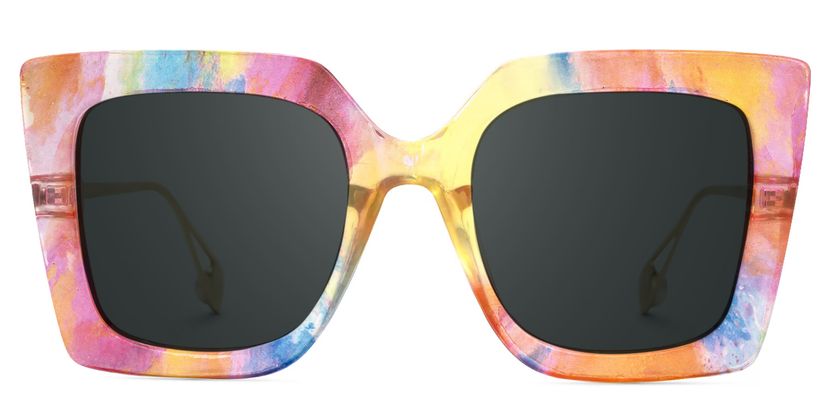 Qatar Multicolor Carré lunettes de soleil