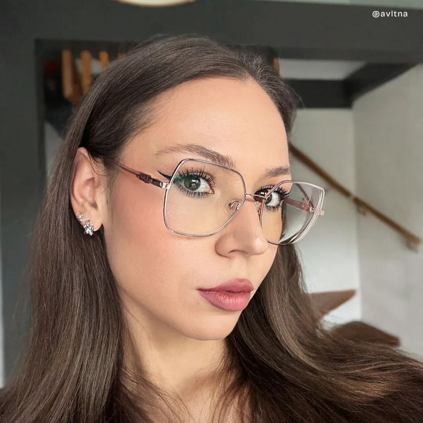 Billie Or Rose Géométrique lunettes
