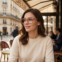 Lana Marron Carré lunettes6