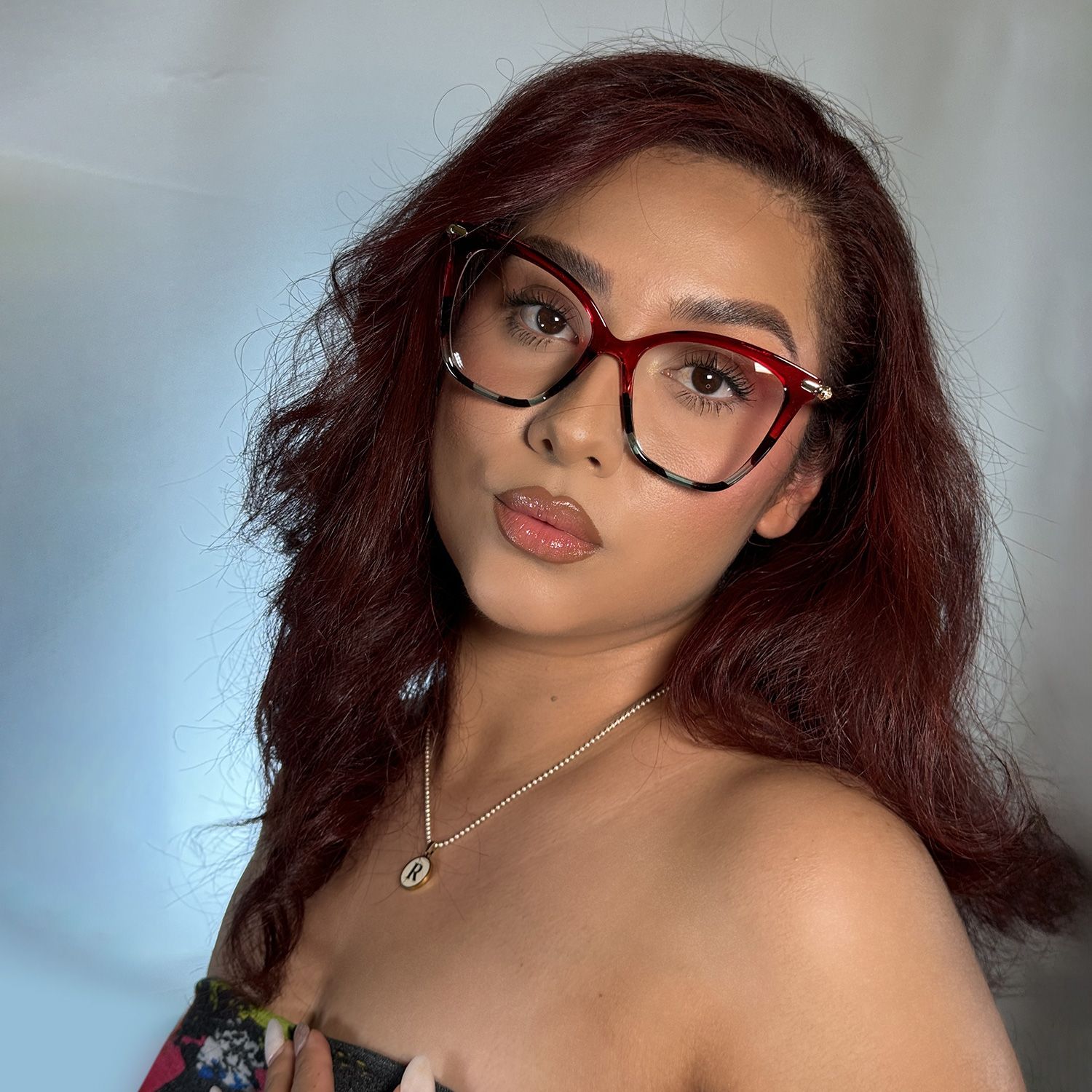 Lamar Lunettes Papillon Rouges4