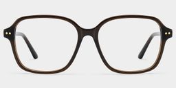 Clementine Marron Carré lunettes1