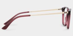 Finch Rouge Rectangulaire lunettes3