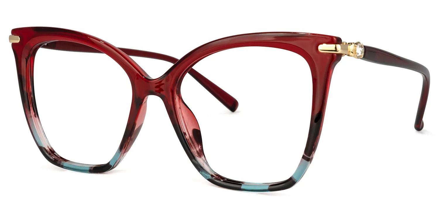 Lamar Lunettes Papillon Rouges1