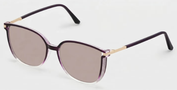 Rodz Tr90 Square Violet Foncé Lunettes de soleil à Monture | ZEELOOL FR2