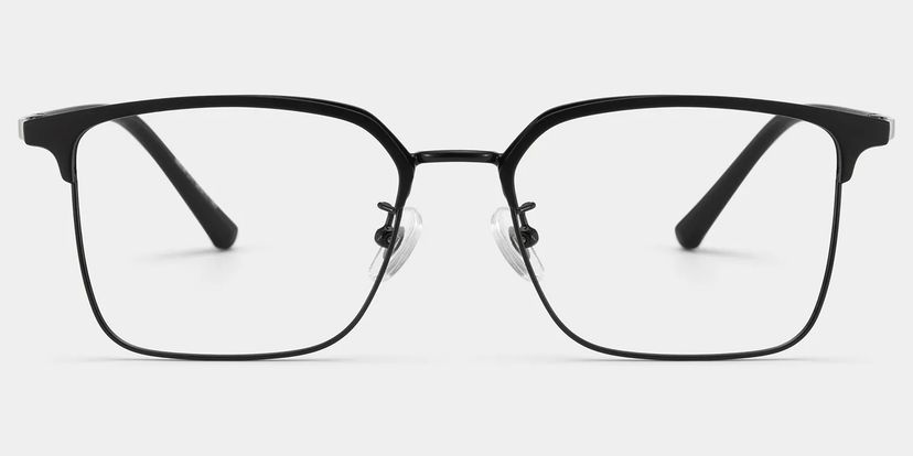 Tait Noir Rectangulaire lunettes