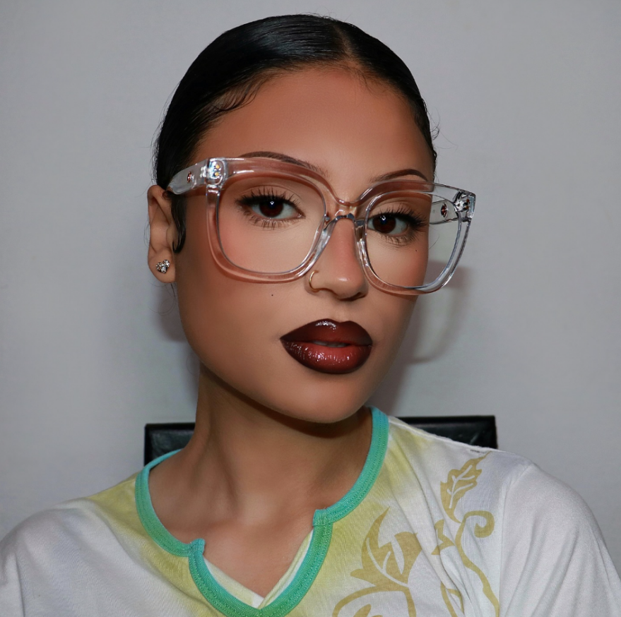 Ebony Cristal Carré Lunettes8