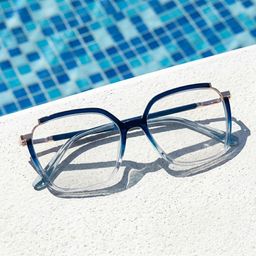 Alexia Bleu Carré lunettes1