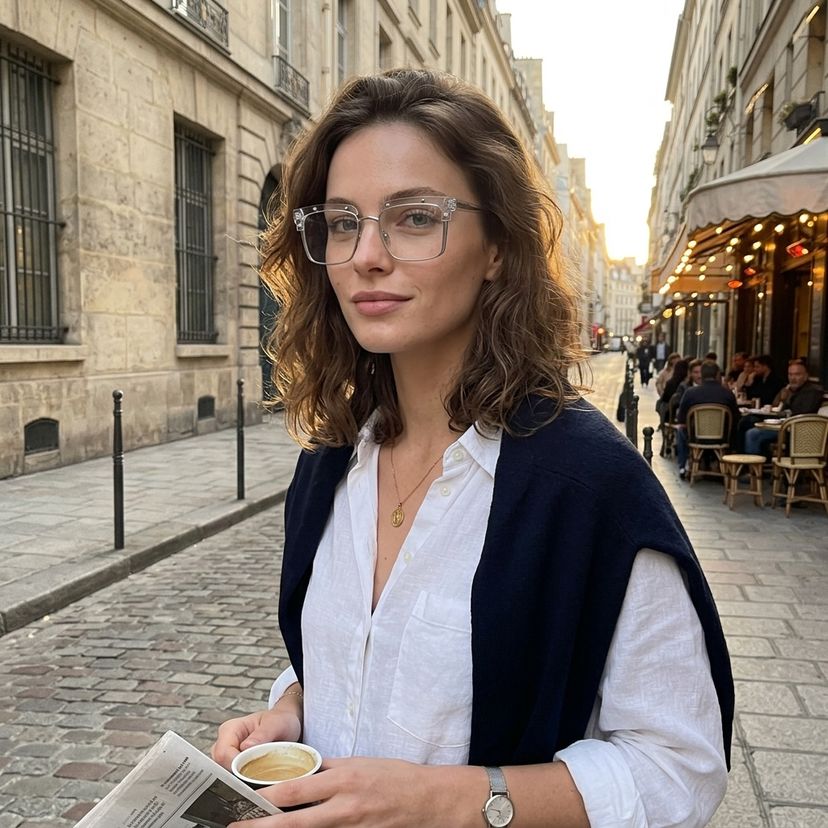 Kiana Clair Carré lunettes