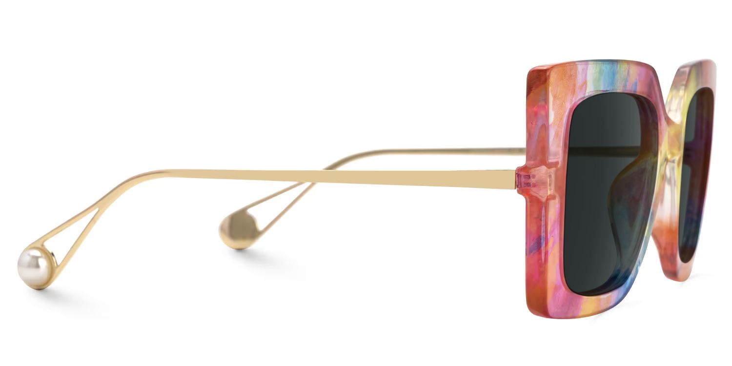 Lunettes de soleil polarisées de conduite Square Multicolor Qatar | ZEELOOL2