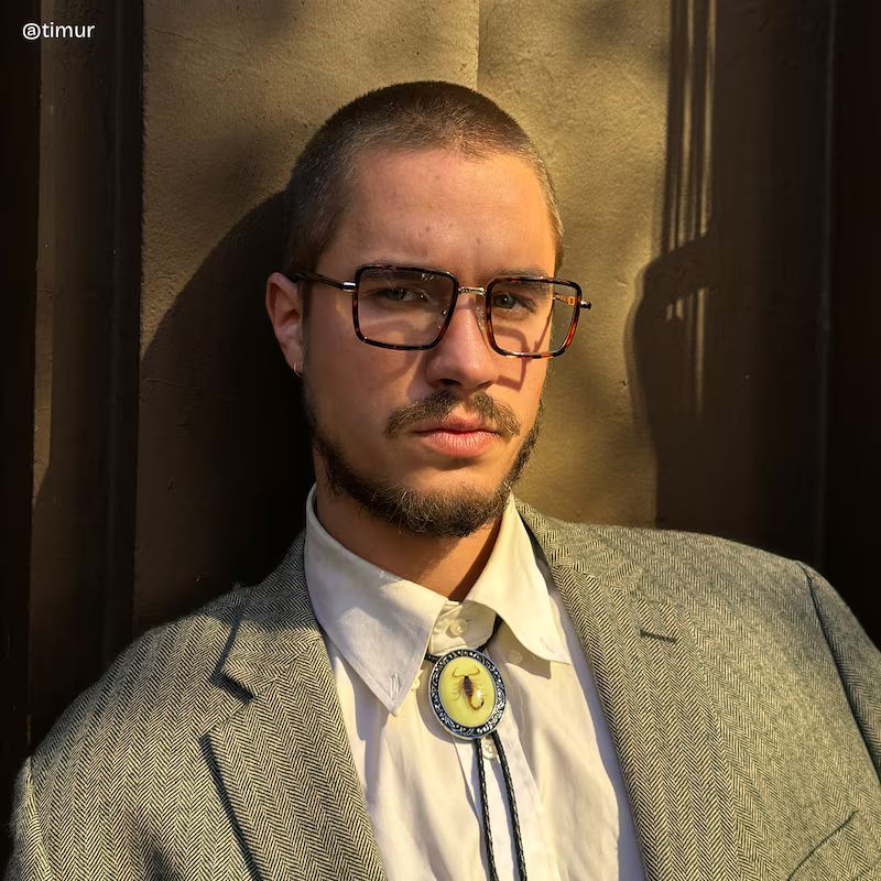 Hunter Tortue Carré lunettes