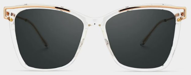 Krystle Cristal Carré lunettes de soleil