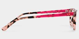 Juliana Tortue Rose Rectangulaire lunettes3