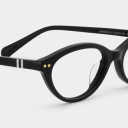 Ashby Noir Ovale lunettes5