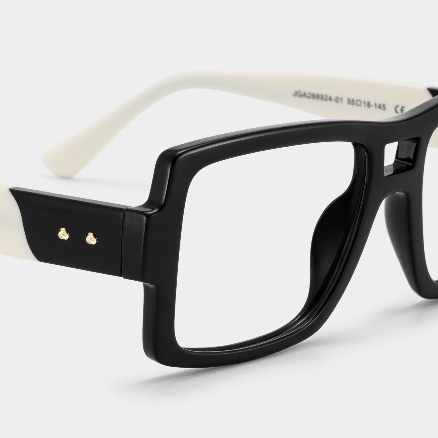 Lunettes aviateur Nora à monture noire pour femmes | ZEELOOL4