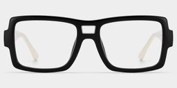 Nora noire Aviateur lunettes0
