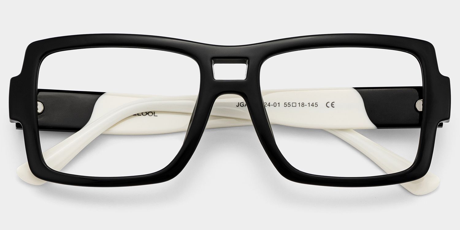 Lunettes aviateur Nora à monture noire pour femmes | ZEELOOL1
