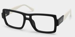 Nora noire Aviateur lunettes2