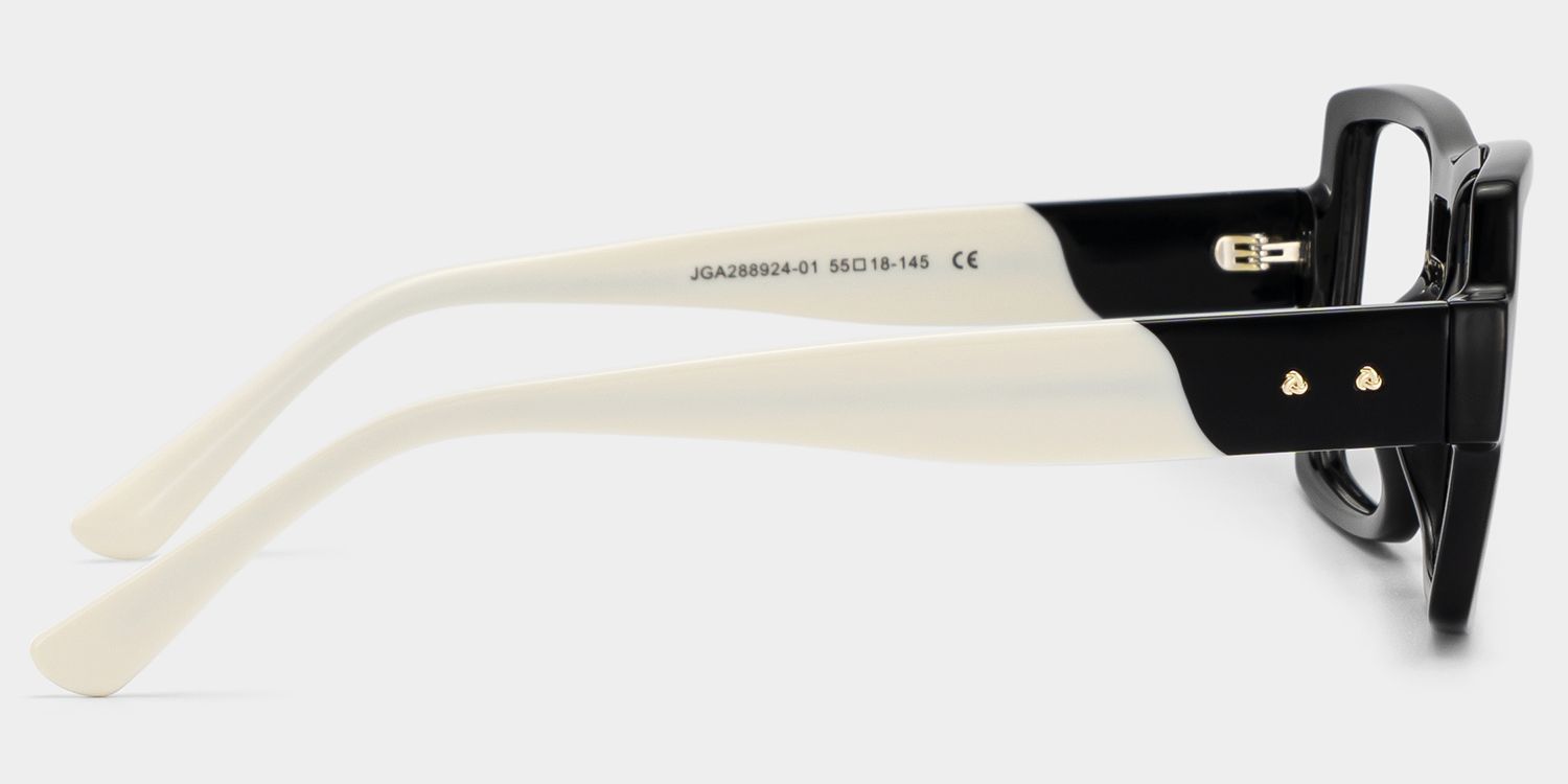 Lunettes aviateur Nora à monture noire pour femmes | ZEELOOL3