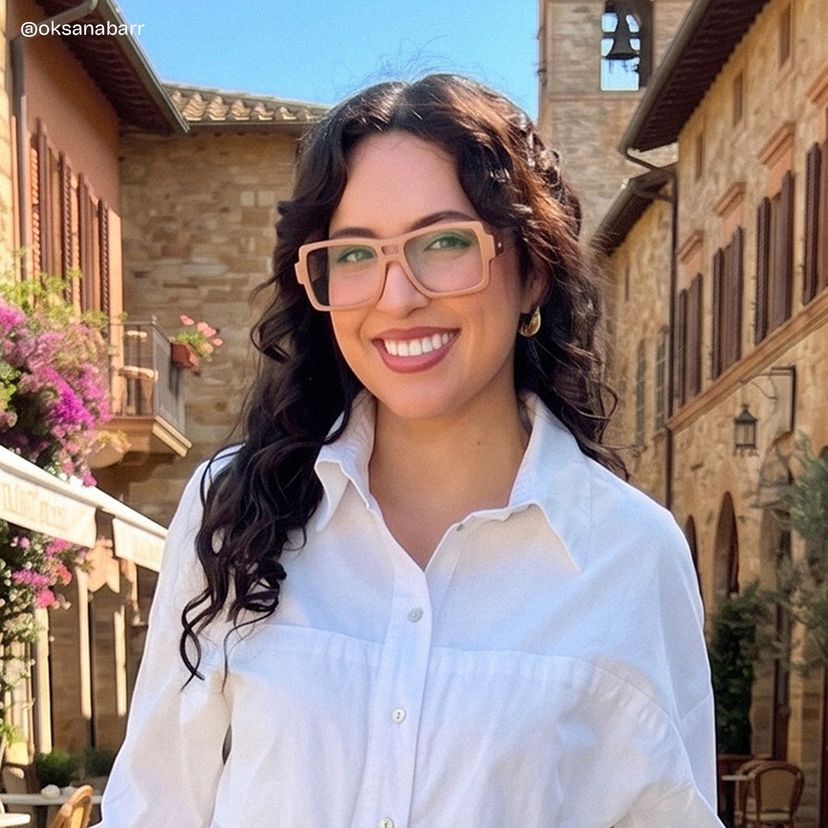 Nora Marron Aviateur lunettes