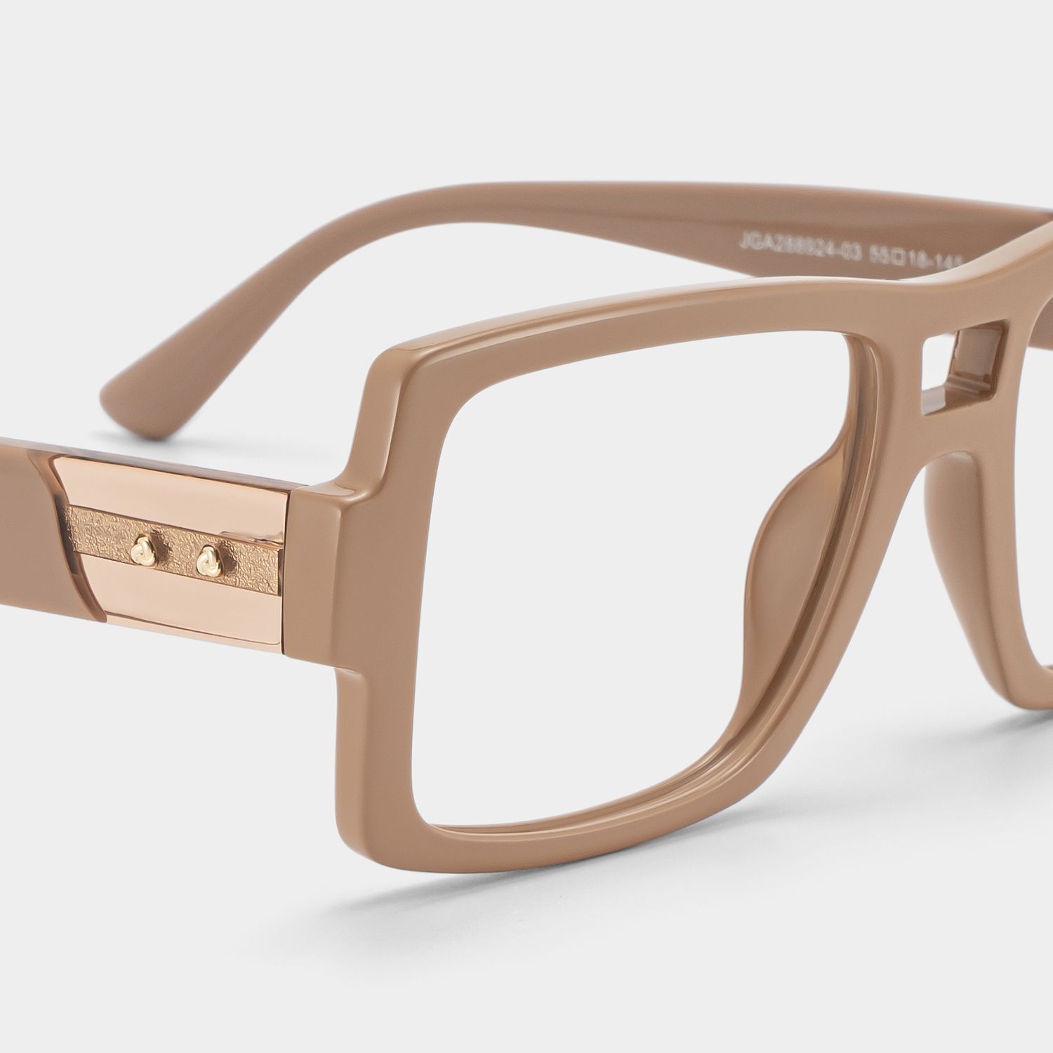Lunettes Aviateur Nora Marron — Style de Monture Moderne | ZEELOOL4
