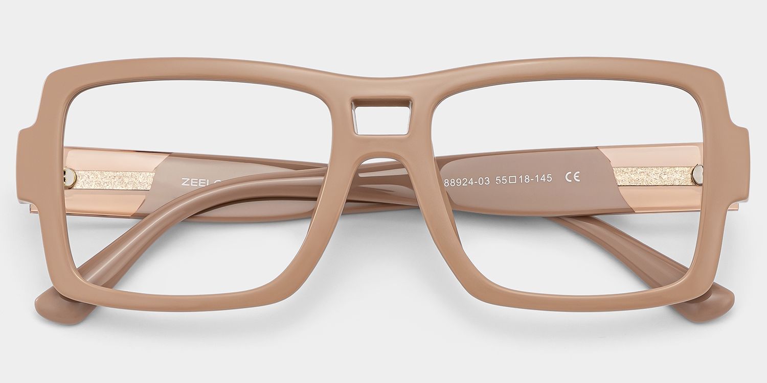 Lunettes Aviateur Nora Marron — Style de Monture Moderne | ZEELOOL1