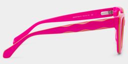 Blaise rose et vert Papillon lunettes3