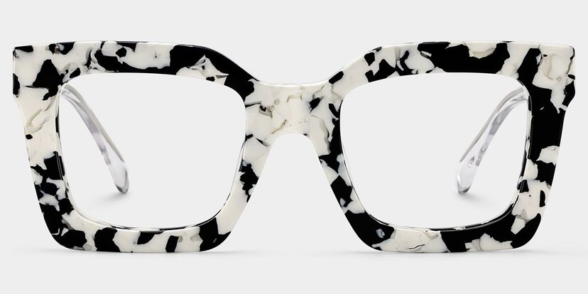 Megan Imprimé vache Carré lunettes