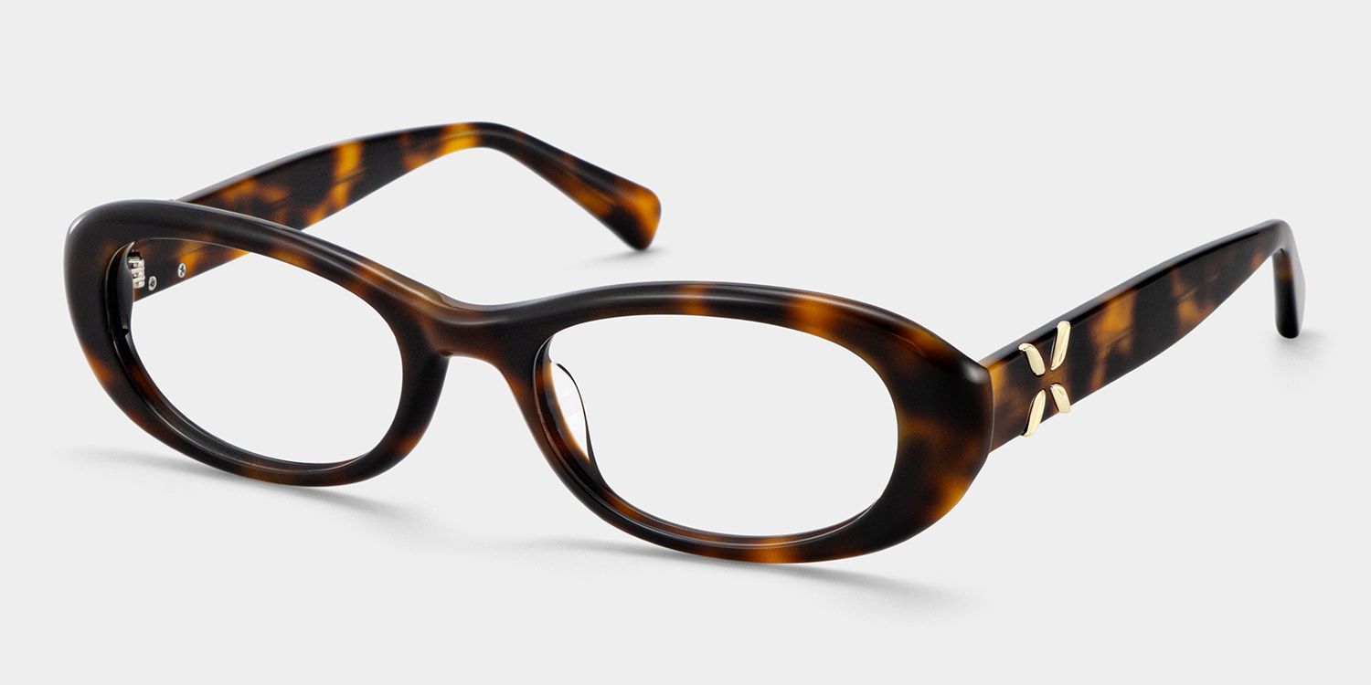 Lunettes monture ovale Catherine écaille de tortue en ligne | ZEELOOL2
