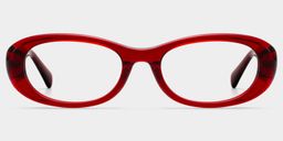 Catherine Rouge Ovale lunettes0
