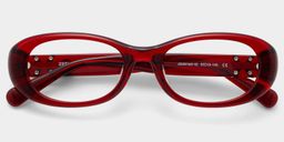 Catherine Rouge Ovale lunettes1