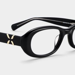 Catherine Noir Ovale lunettes4