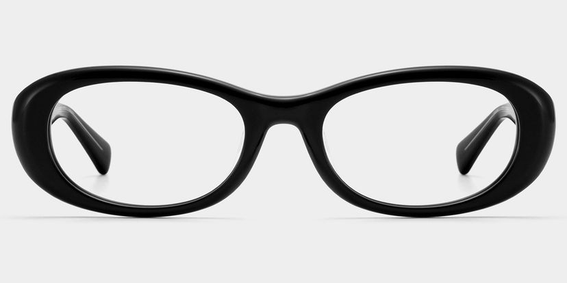 Catherine Noir Ovale lunettes