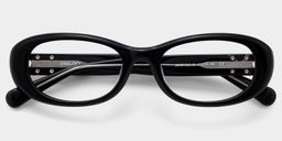 Catherine Noir Ovale lunettes1