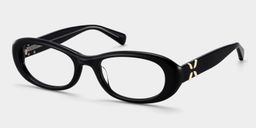 Catherine Noir Ovale lunettes2