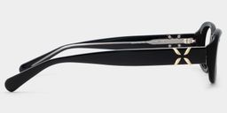 Catherine Noir Ovale lunettes3